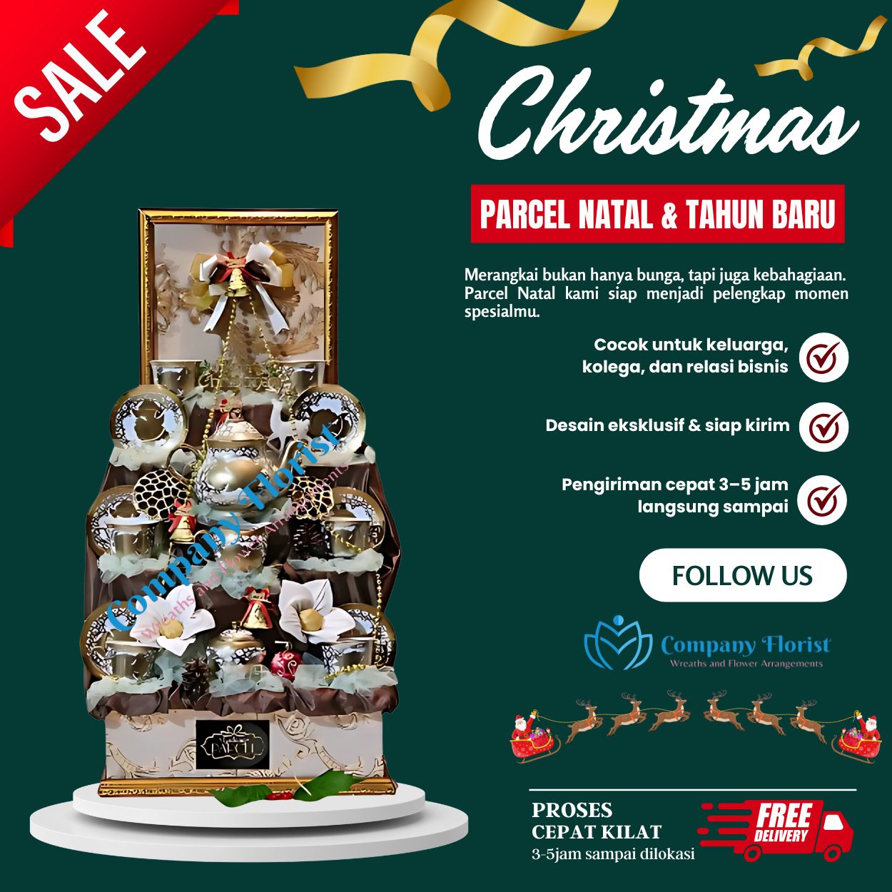 Parcel Natal dan Tahun Baru Jabodetabek – Company Florist